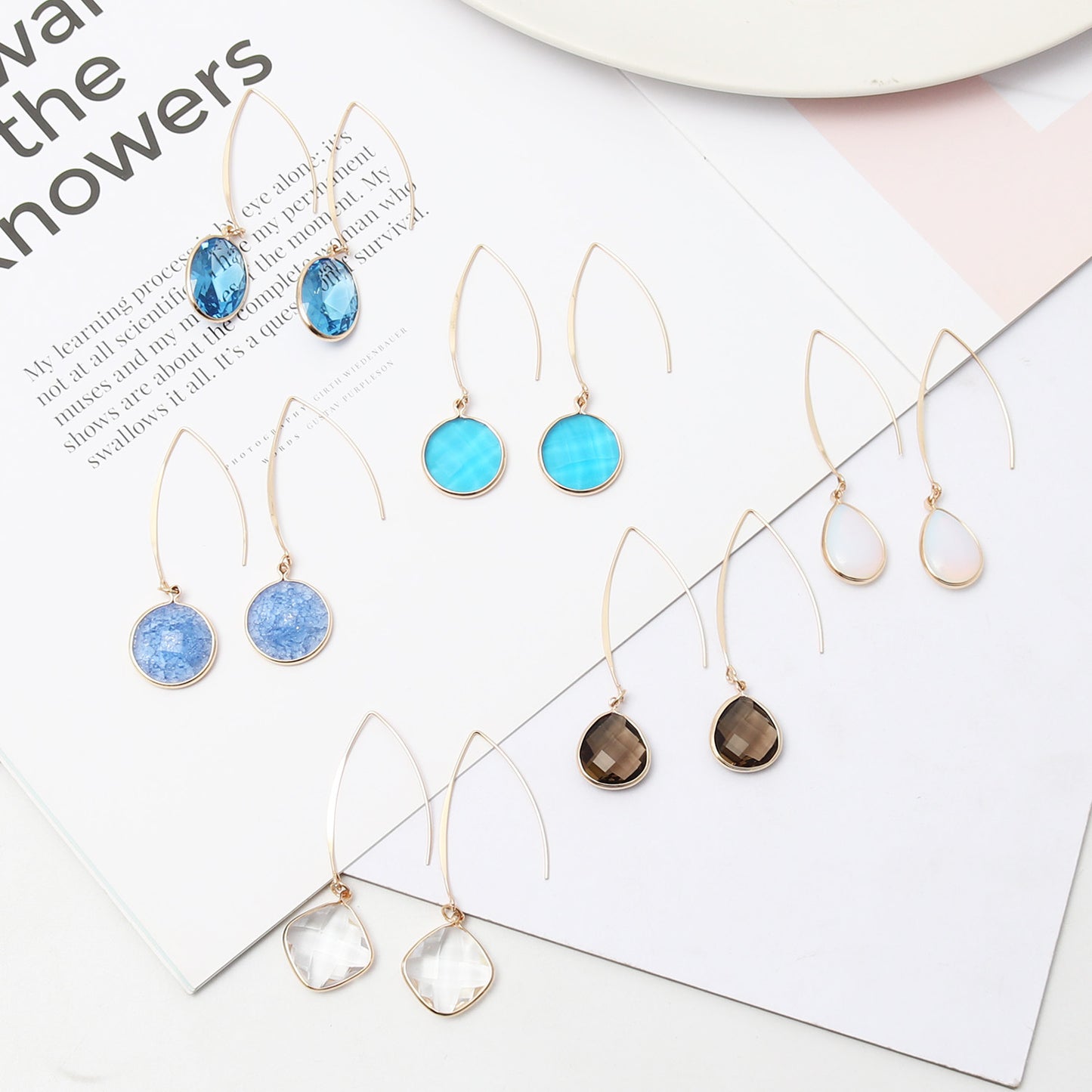 Multi-shape Fashion Personality Female Earrings