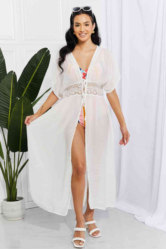 Marina West Swim Cover-Up Sun Goddess Tied Maxi