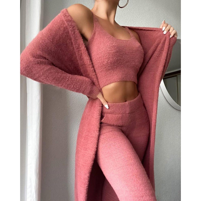 Cozy Pajama Set, 3 Piece Lounge Set,